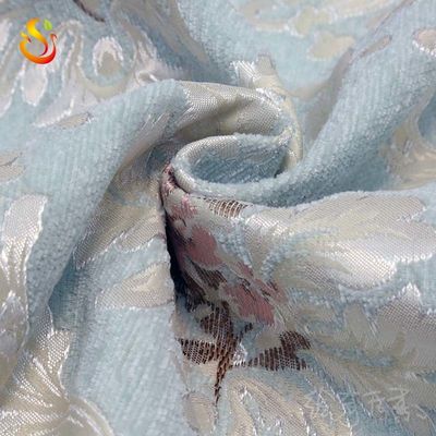 De Jacquardstof van Sofa Fabric Brocade White Cotton van de Eco Vriendschappelijke Jacquard