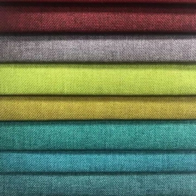 Stofferingsafwijking Gebreid 100% Linnen Microfiber Sofa Fabric For Furniture