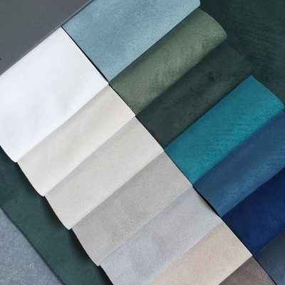 De stoffering Gebronste Patroon Gebreide Polyester van Suèdesofa fabric for curtain 100%