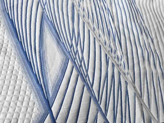 Modieus woontextiel van hoge kwaliteit vlamvertragende 100% polyester gebreide matrasstof