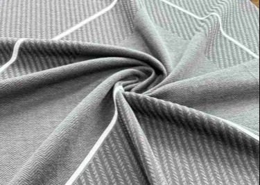 Groothandel bedstof Zwarte stof Matras Ticking Matrasstof gebreid 100 polyester