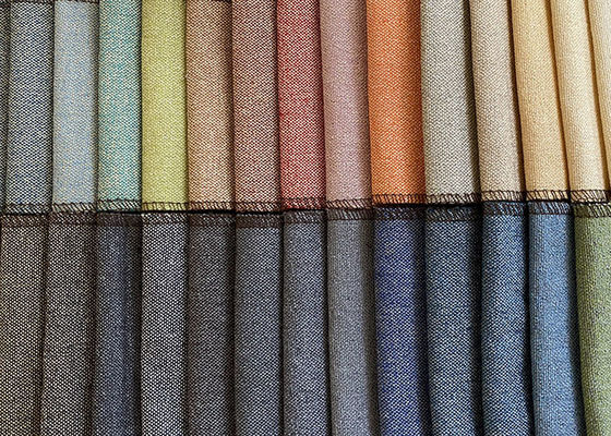 Het GAREN VERFTE katoenen van het de stoffenlinnen van de stoffen100% polyester stof van vele kleuren voor meubilairbank