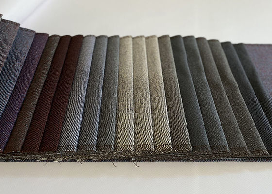 linnen zoals duidelijke geverfte van de de dekkingsstof van de stoffenbank garen-GEVERFTE fabric100% de polyesterpartijen van CHINA fabriek van kleur