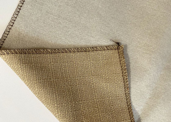 Beige Stoffering Bestand Sofa Fabric Linen Look Shrink