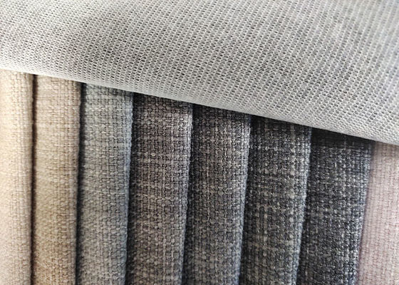 Het de Polyesterlinnen van China 100% kijkt de Jute Sofa Fabric van de Meubilairstoffering