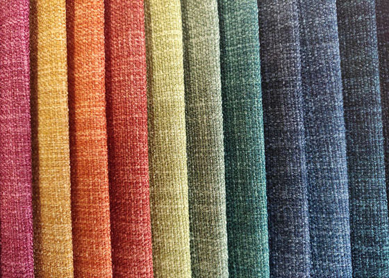 100% het linnen katoenen van de polyesterstof stof van vele kleuren voor meubilairbank