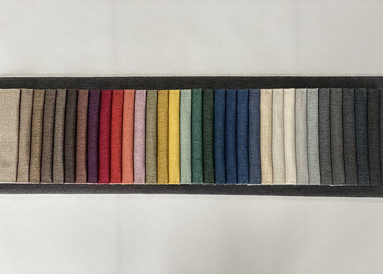 De duidelijke Stof van de Linnenstoffering, Kleurrijke Polyester Sofa Fabric