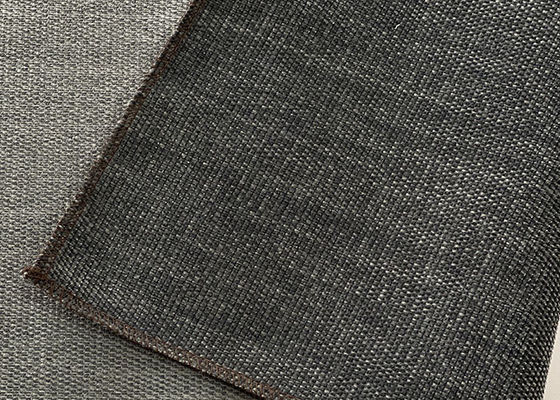145cm Chenille Sofa Fabric Plain Grey Chenille Stofferingsstof