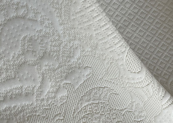 300gsm van Witte de Polyester Witte Katoenen van de Jacquardstof Jacquardstof