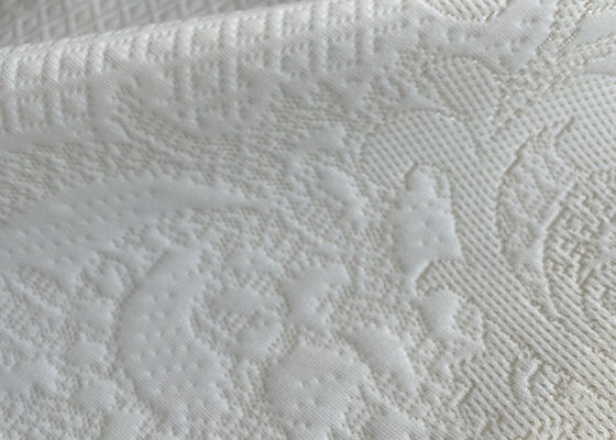 300gsm van Witte de Polyester Witte Katoenen van de Jacquardstof Jacquardstof