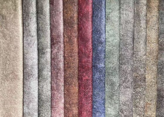 Gedrukt Patroonsuède Sofa Fabric Woven 100 de Stof van het Polyestersuède
