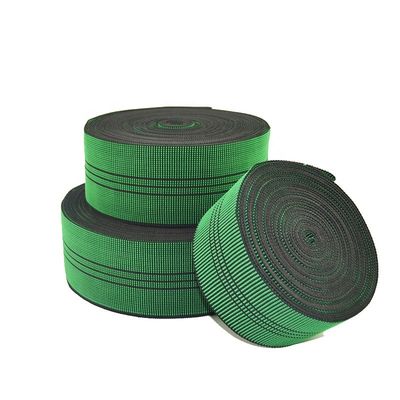 Groene Stofferings Elastische Singelband 2.5mm de Rubberriemen van de Stoelsingelband