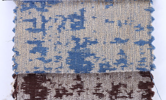 De Polyester van Shaggy Jacquard Chenille Upholstery Fabric 100%