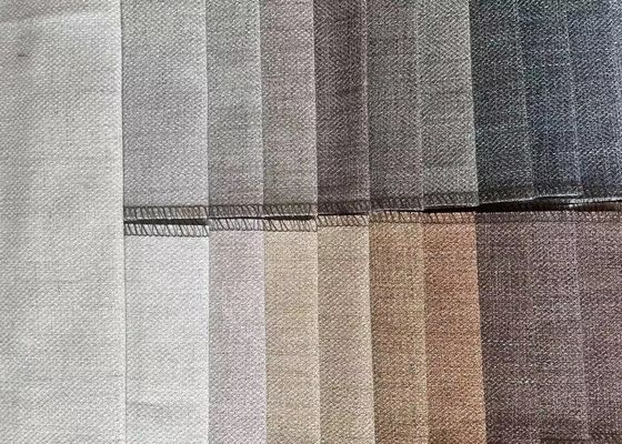 Van het Linnensofa fabric 347gsm van de bank100% Polyester de Duidelijke Stijl