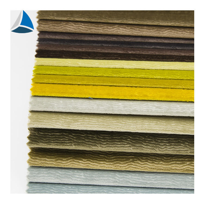 De bruine Kaki Schimmel van het Suèdesofa fabric upholstery cover anti van Polyesterfaux