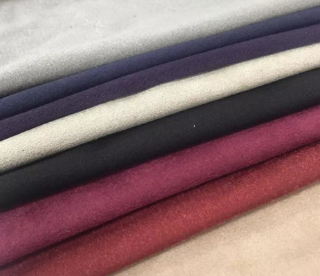 Het zware Weft Gebreide Suède Sofa Fabric For Home Textile van 260-280gsm
