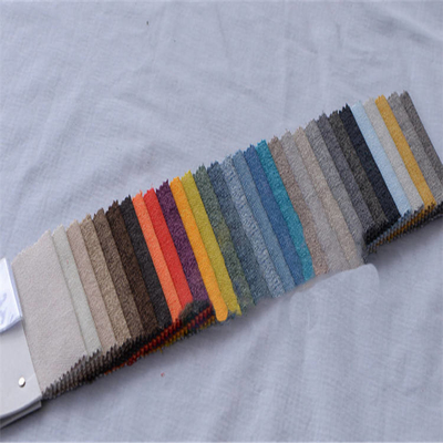 Kleur van Sofa Fabric 100% van het duidelijk Weefsel de Geverfte Linnen Dik gemaakte Stevige Polyester