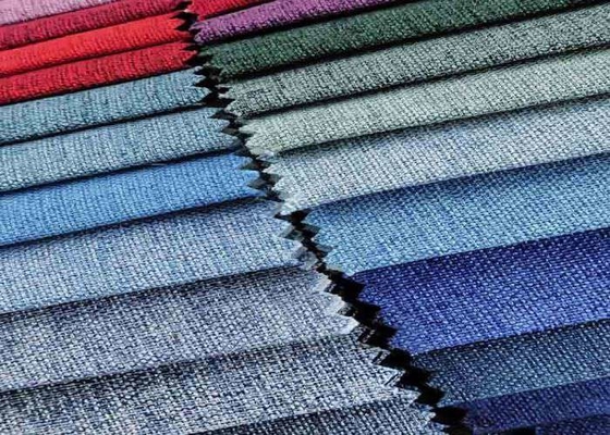 De Stofferingsstof van de linnen100% Polyester voor Sofa Furniture