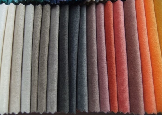 100% het Fluweelstof van het polyestermeubilair voor Sofa Chairs Wrinkle Resistant