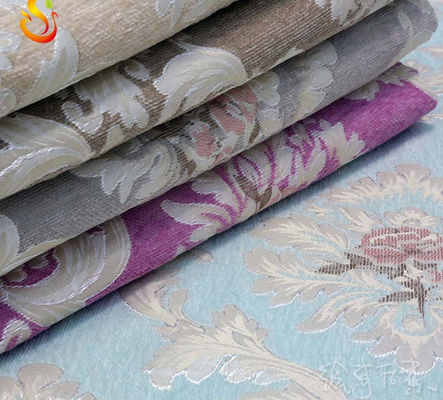 De Jacquardstof van Sofa Fabric Brocade White Cotton van de Eco Vriendschappelijke Jacquard